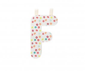 Fabric Letter F Lilliputiens