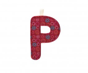 Fabric Letter P Lilliputiens