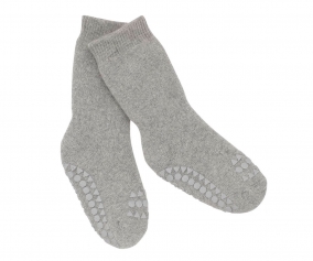 Light Grey Non-Slip Socks