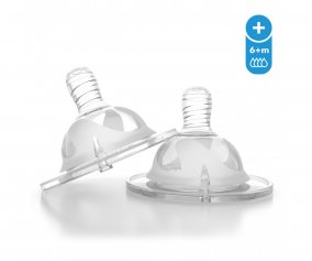 2 Ttines Anti-Coliques Twistshake Silicone Plus