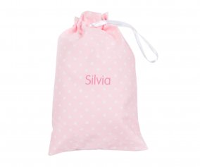 Borsa Merenda Personalizzabile Classic Star Rosa