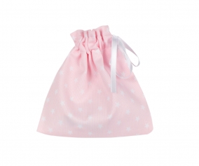 Pink Classic Star Fabric Soother Case