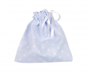 Blue Classic Star Fabric Soother Case