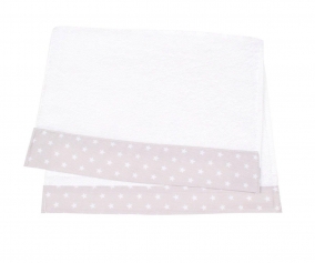 Toalha Infantil Classic Star Cinza Personalizada