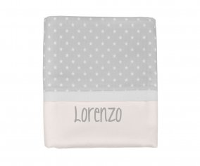 Manta Personalizada Classic Star Gris