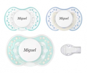 Chupetes Personalizados Lovi Vintage Blue Noche-Da