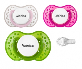 Chupetes Personalizados Lovi Apple Pink