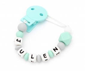 Chupetero Silicona Personalizado NEW Sweet Mint