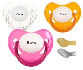 Chupetas Personalizadas Canpol Dia-Noite Butterfly