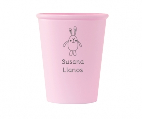 Bicchiere Personalizzabile Coniglietto (+colori)