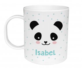 Taza de Plstico Personalizada Oso Panda