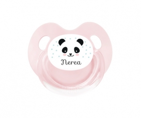 Succhietto Personalizzato Tutete Retro Rosa Panda