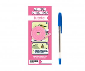 Cinta Marca Prendas Rosa + Boli