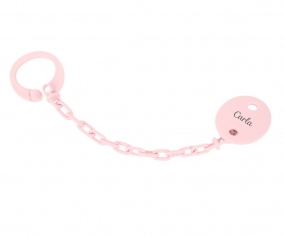 Sujetachupetes Personalizable Rosa Empolvado