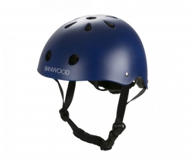 Navy Blue Banwood Helmet