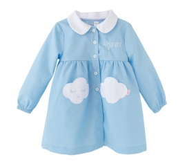 Grembiulino Personalizzabile Nube Azzurra VivirConGusto
