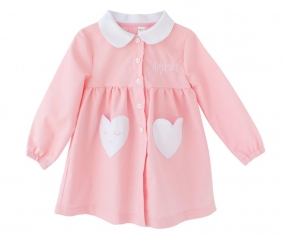 Grembiulino Personalizzabile Cuori Rosa VivirConGusto