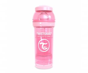 Twistshake Bibern Anticlico Pastel Rosa 260ml