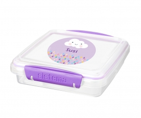 Caja para Sandwich Personalizable Lila