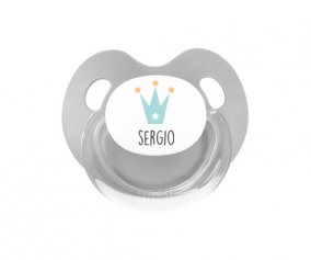 Succhietto Personalizzato Tutete Retro Grigio Corona