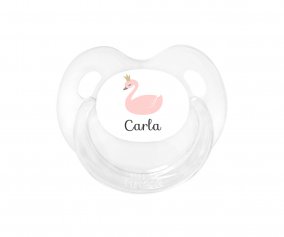 Succhietto Personalizzato Tutete Retro Trasparente Cigno