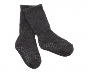 Graphite Non-Slip Socks