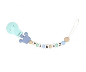 Portaciuccio Silicone Personalizzato Prince Blue