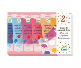 Colori a Dito 6 Tubi Colori Pastello