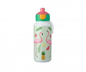 Borraccia Campus Pop-Up Tropical Flamingo 400ml
