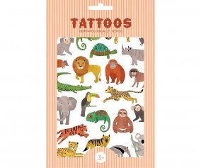 Tatuaggi Temporanei Jungle Animals