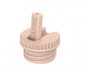 Blafre Bottle Cap with Mouthpiece Peach - 500ml