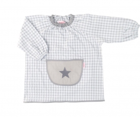 Tablier Personnalisable avec Poche Centrale toile Gris