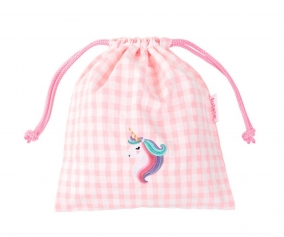 Bolsa Merienda Unicornio Personalizable
