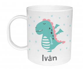 Taza de Plstico Personalizada Dragn