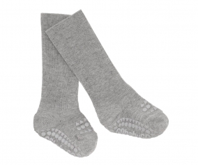 Bamboo Light Grey Non-Slip Socks