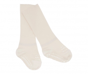 Off-White Non-Slip Bamboo Socks