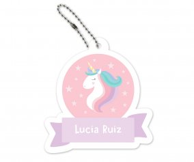 Portachiavi Personalizzato Unicorno