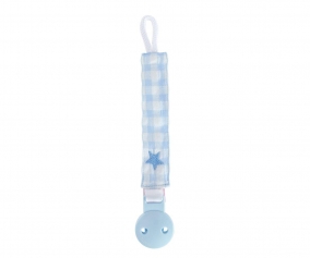 Sujetachupetes Personalizado Vichy Star Celeste
