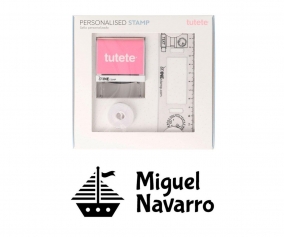 Timbro per tessuti Personalizzato Barca + Nastro Capi Scuri