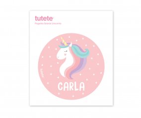 Etichetta Adesiva Rotonda Grande Unicorno