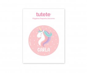 Etichetta Adesiva Rotonda Piccola Unicorno