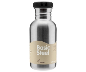 Bouteille Inox Basique Noire 500ml