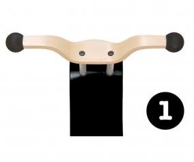 Mini-flip top preto de 1 pea