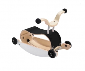 Dondolo Primi passi Mini-Flip Nero-Bianco-Nero