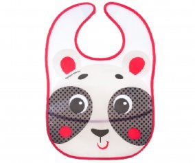 Waterproof Bib with Pocket Hello Little Red