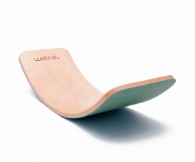 Tabla Curva Wobbel PRO Madera Natural con Fieltro Forest