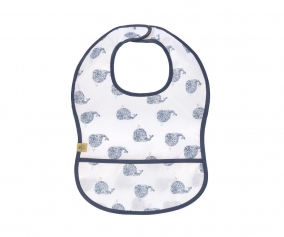 Waterproof Bib Little Water Whale