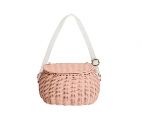 Cestino Rattan Mini Chari Rose