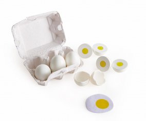 Caixinha de Plstico com 6 Ovos