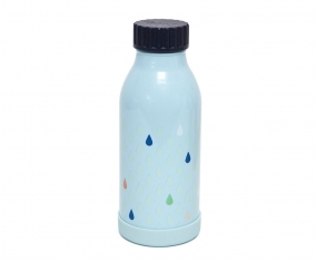 Botella Acero Inoxidable Drops Azul 350ml